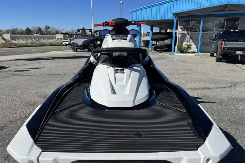 Slide: The Image of 2021 Yamaha WaveRunner VX Cruiser HO in a parking lot, rear view. - 11