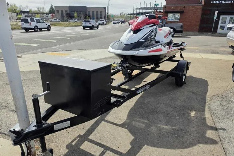 Slide: The Image of 2021 Yamaha WaveRunner VX Cruiser HO on a trailer in an urban setting. - 3