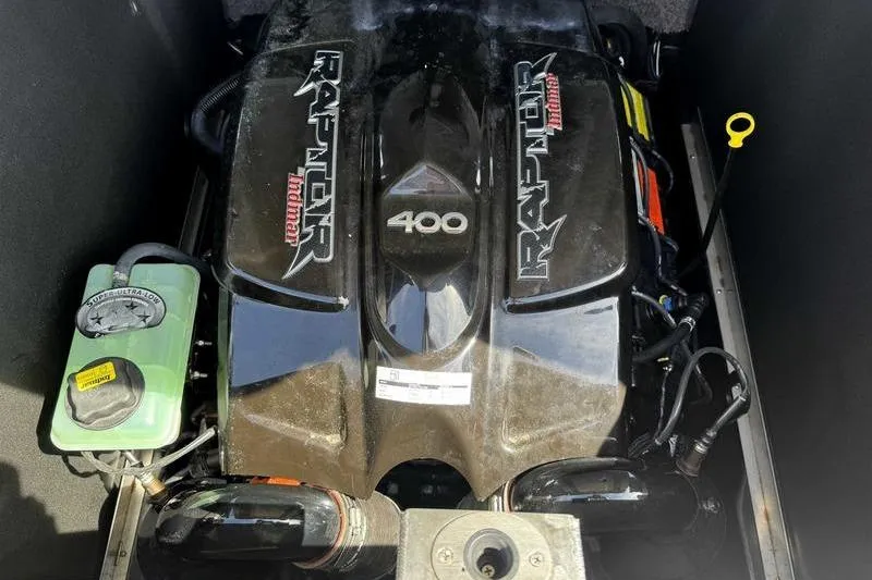 Slide: The Image of Raptor 400 engine in 2022 MB Sport B52 boat, detailed view. - 6