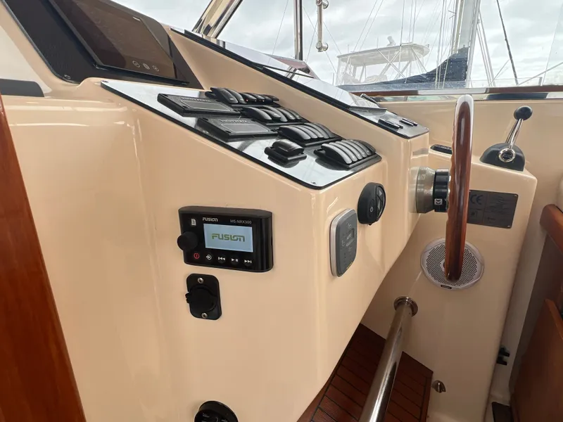 Slide: The Image of Control console of Apreamare 40 yacht, year 2003. - 23