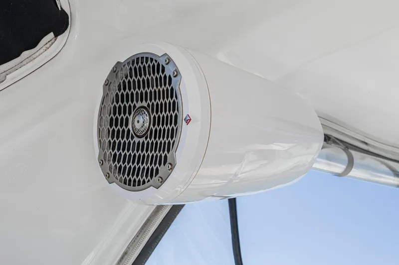 Slide: The Image of Speaker on a 2005 Formula 40 Performance Cruiser, featuring a sleek, modern design. - 26