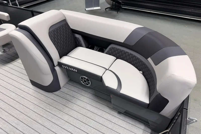 Slide: The Image of Luxurious 2026 Sylvan L1 LZ boat seating with modern design and premium upholstery. - 20