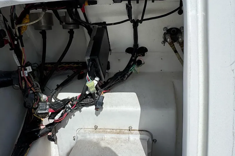 Slide: The Image of Interior wiring of a 2020 AB Inflatables Oceanus 21 VST boat. - 25