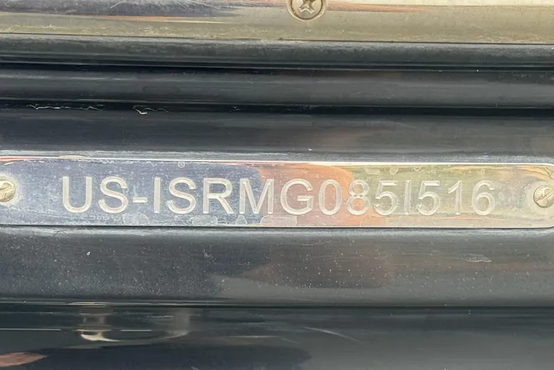 Slide: The Image of Hull identification number on a 2016 Moomba Craz boat. - 32