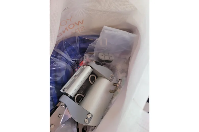 Slide: The Image of Bag containing sailing hardware for a 2015 Beneteau Oceanis 45 yacht. - 54