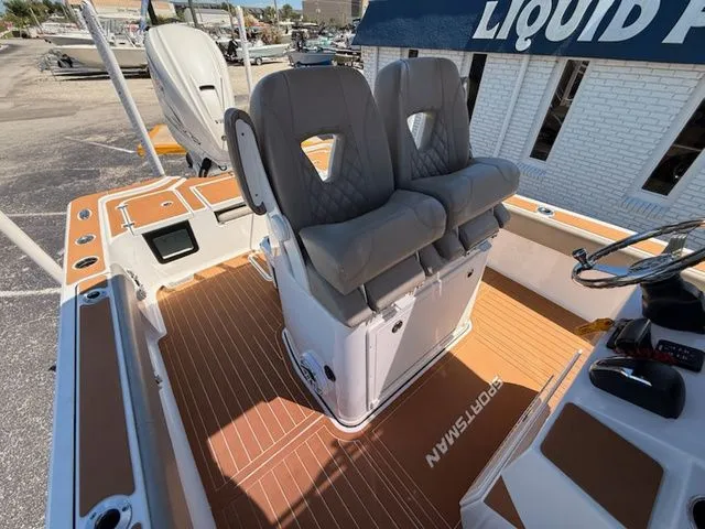 Slide: The Image of Sportsman Masters 267OE Bay Boat 2023 - 24