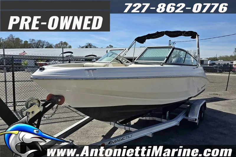Slide: The Image of Pre-owned 2020 Regal 21 OBX boat on trailer at Antonietti Marine. - 0