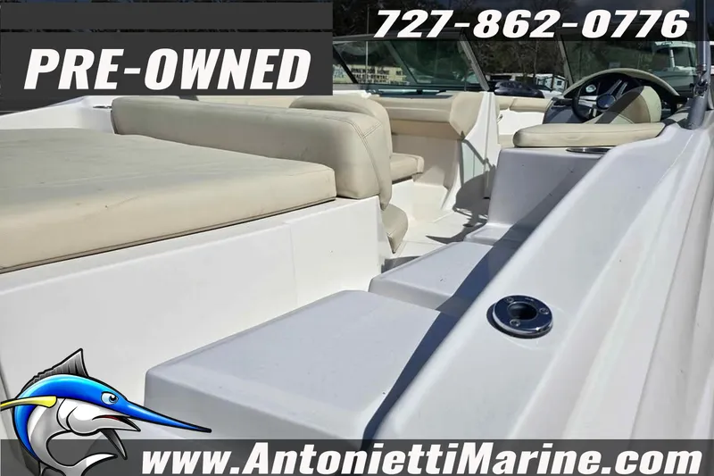 Slide: The Image of Pre-owned 2020 Regal 21 OBX boat interior with seating, available at Antonietti Marine. - 19