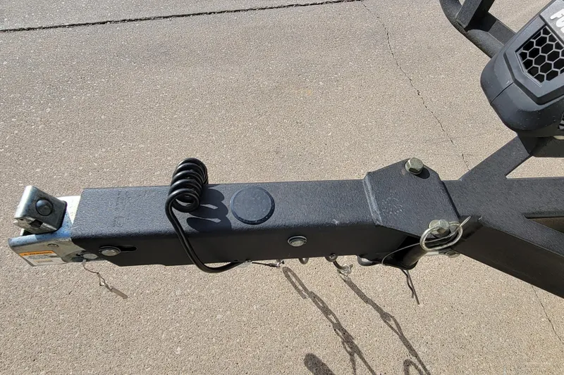 Slide: The Image of 2019 Vexus AVX1980 boat trailer with step ladder and Minn Kota motor. - 29