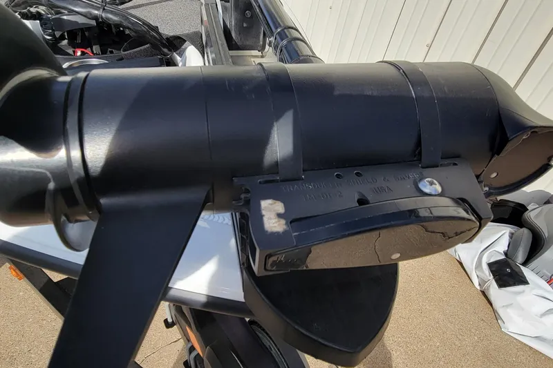 Slide: The Image of Close-up of Minn Kota Ultrex i-Pilot system on 2019 Vexus AVX1980 boat. - 33