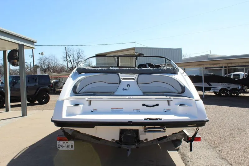Slide: The Image of 2019 Skeeter SX190 boat rear view, parked outdoors on a sunny day. - 3