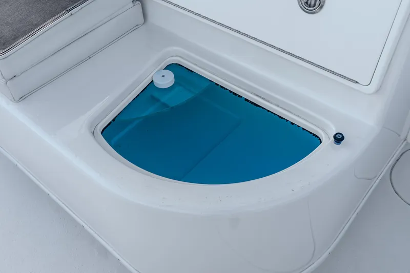 Slide: The Image of Livewell on 2024 Yellowfin 39 Offshore boat, featuring sleek design and functionality. - 35