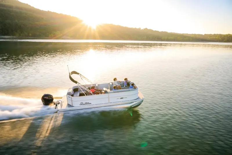 Slide: The Image of Sun Tracker Party Barge 20 DLX 2026 - 20