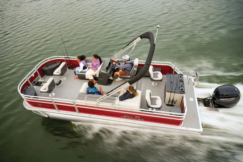 Slide: The Image of Sun Tracker Fishin' Barge 22 DLX 2026 - 3