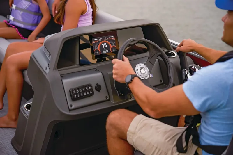 Slide: The Image of Sun Tracker Party Barge 18 DLX 2026 - 3