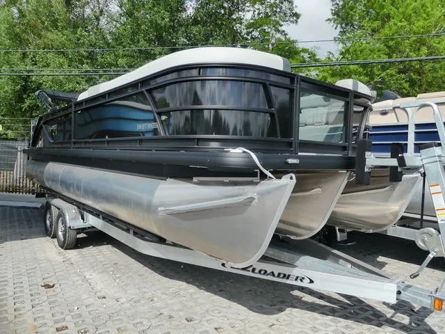 The Image of 2026 Godfrey Sweetwater 2486 SFL pontoon boat on trailer. - 1