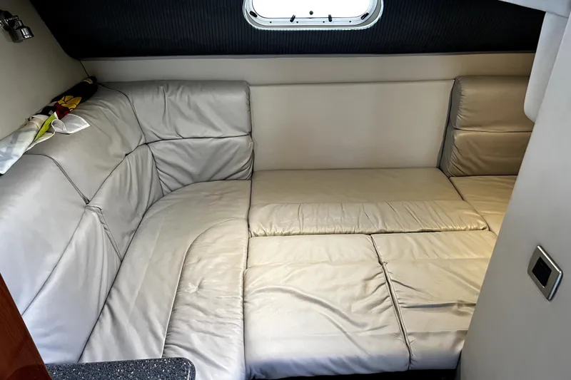 Slide: The Image of Luxurious interior of a 2005 Formula 37 Performance Cruiser with plush seating. - 56