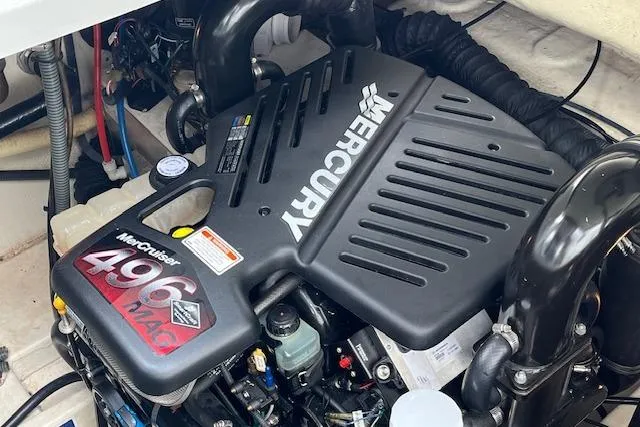 Slide: The Image of Engine of a 2005 Formula 37 Performance Cruiser with Mercury 496 MAG. - 70