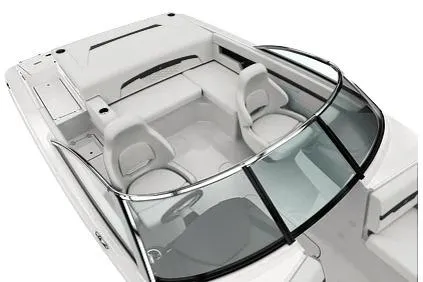 Slide: The Image of 2026 Four Winns HD2 boat interior with sleek seating and modern design. - 5