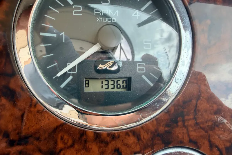 Slide: The Image of Tachometer of 2002 Sea Ray 290 Bowrider showing 1336 hours. - 32