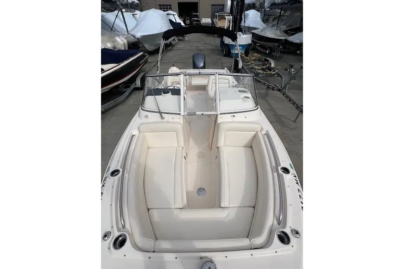 Slide: The Image of 2018 Grady-White Freedom 235 boat with spacious seating and sleek design. - 36