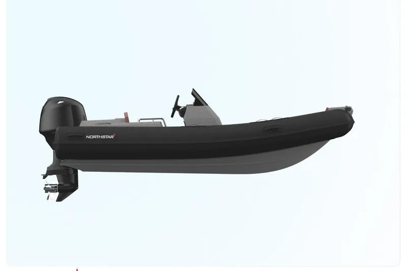 Slide: The Image of 2026 Northstar Vega 4.2 boat with Yamaha 50HP engine, side view. - 6