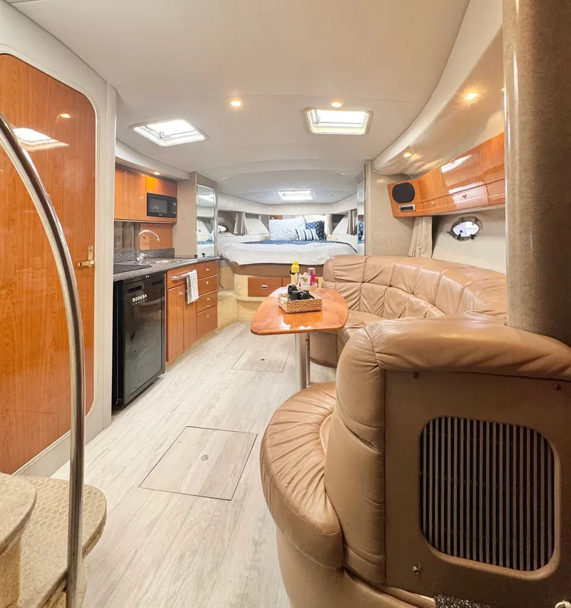 Slide: The Image of Interior of a 2004 Formula 37 Performance Cruiser yacht. - 21