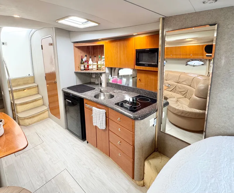 Slide: The Image of Interior of a 2004 Formula 37 Performance Cruiser yacht kitchen. - 26