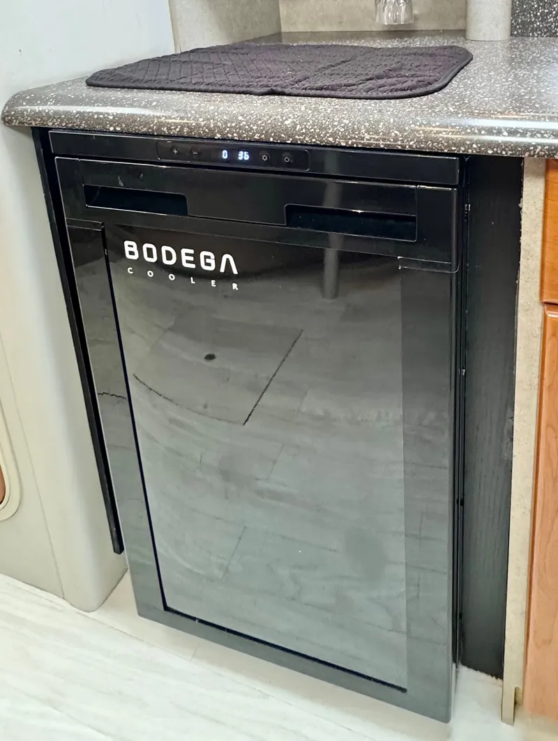 Slide: The Image of Bodega cooler in a 2004 Formula 37 Performance Cruiser kitchen. - 28