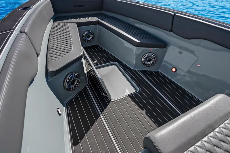 Slide: The Image of Luxurious  boat interior with premium seating and modern design. - 22