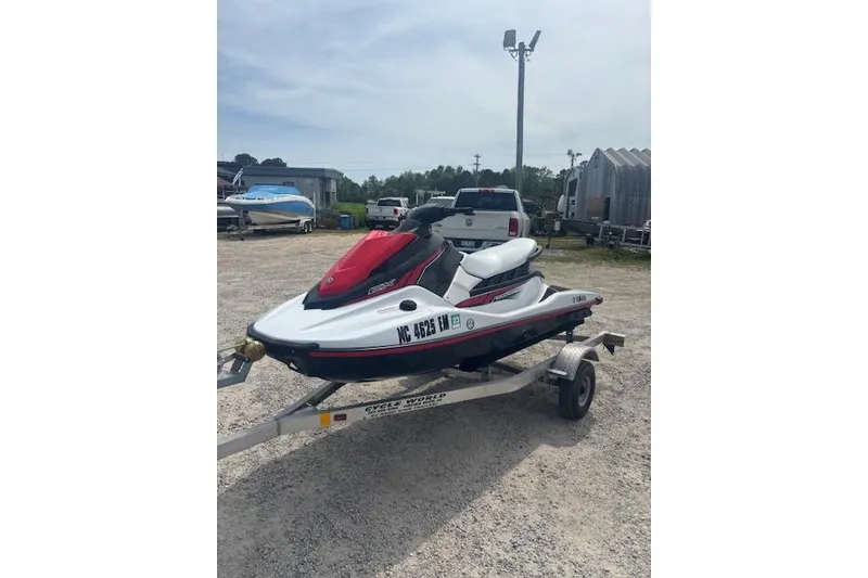 Slide: The Image of 2019 Yamaha WaveRunner EX on trailer in outdoor setting. - 5