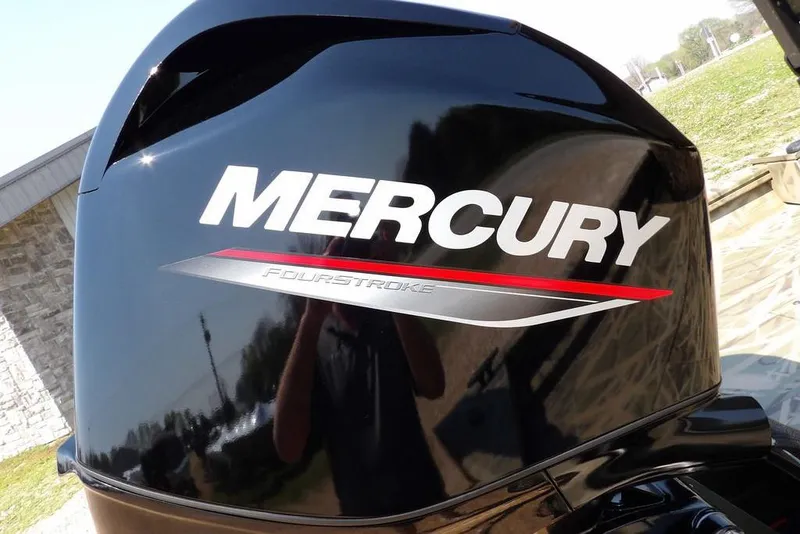 Slide: The Image of Mercury FourStroke engine on 2026 Crestliner 1760 Retriever SC boat. - 30