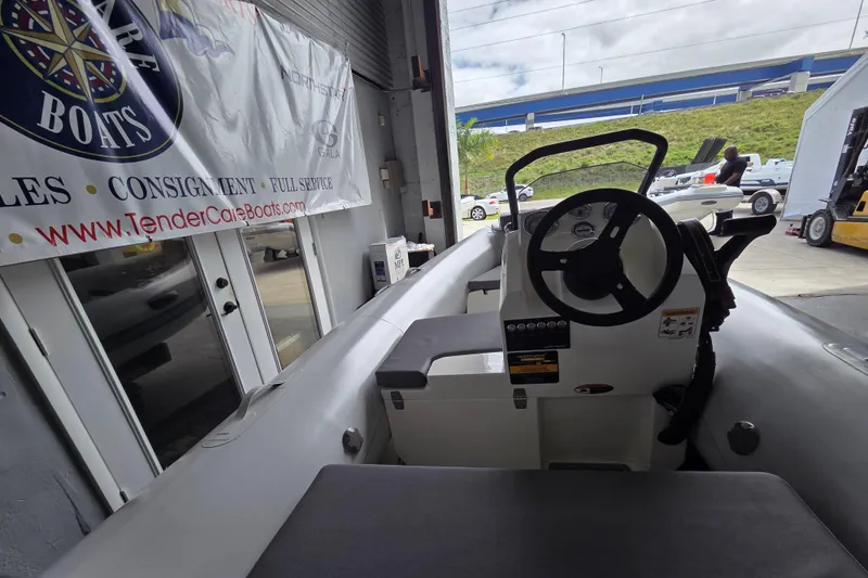 Slide: The Image of 2026 Northstar Vega 3.8 boat with Yamaha 25HP engine displayed at Tender Care Boats. - 9