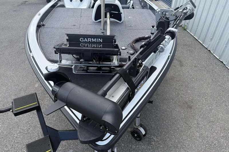 Slide: The Image of 2023 Phoenix 921 Elite II boat with Garmin and Minn Kota equipment. - 15