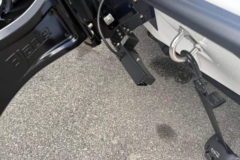 Slide: The Image of 2023 Phoenix 921 Elite II boat trailer hitch and Blade accessory detail. - 7