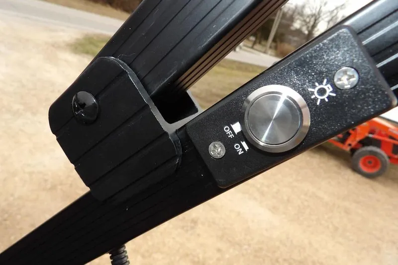 Slide: The Image of Close-up of a Bennington M L-Bench 22 ML 2026 light switch panel. - 35