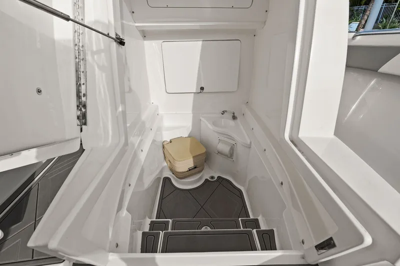 Slide: The Image of Interior of 2012 Statement 350 Open with portable toilet. - 40