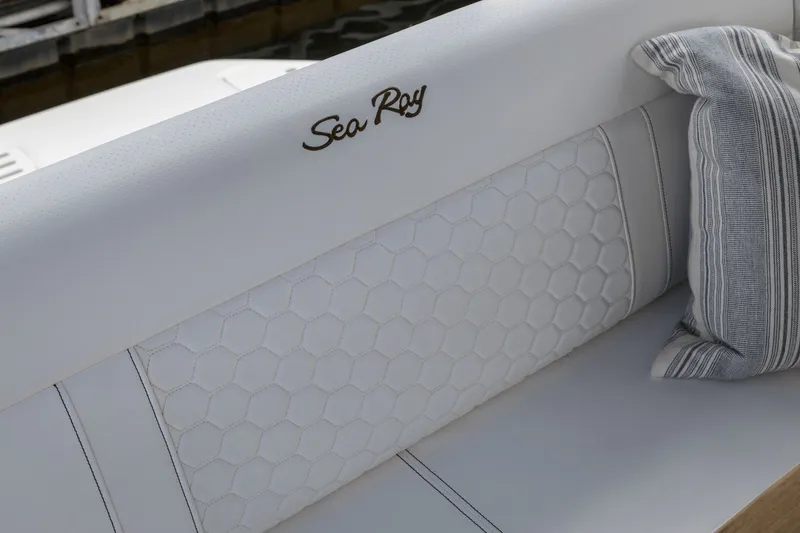 Slide: The Image of Interior of Sea Ray Sundancer 320 boat, 2026 model. - 29