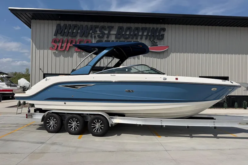 The Image of 2021 Sea Ray SLX 280 boat on trailer at Midwest Boating Superstore. - 0
