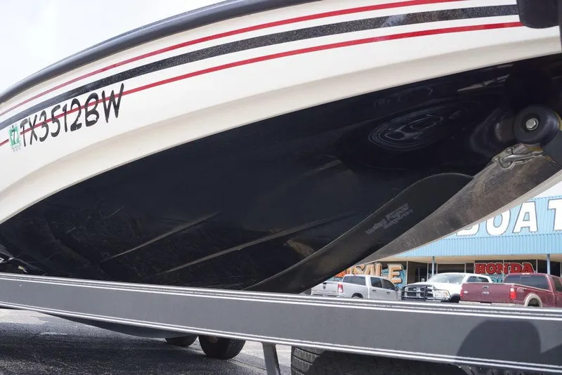Slide: The Image of 2013 Skeeter ZX190 boat hull with registration number TX3512BW on trailer. - 4