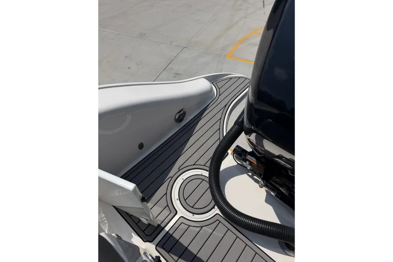 Slide: The Image of 2018 Fountain 39 NX boat deck with sleek design and modern fittings. - 13