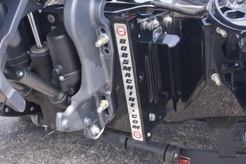 Slide: The Image of Close-up of Phoenix 921 Elite X 2026 engine mount with Bob's Machine bracket. - 6