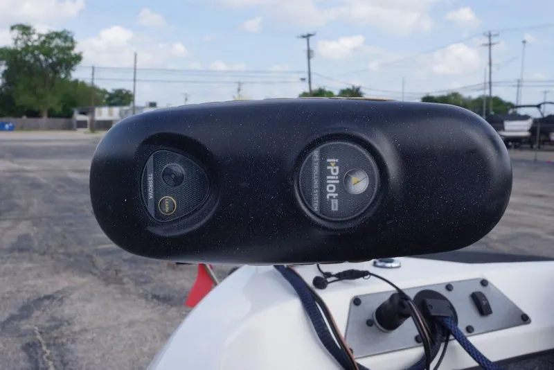 Slide: The Image of Close-up of iPilot GPS trolling system on 2007 Skeeter SL 210 boat. - 7