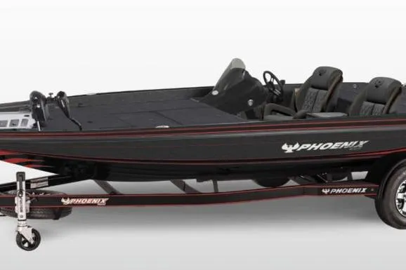 The Image of 2026 Phoenix 919 ZXL boat with sleek black design and dual seating. - 1