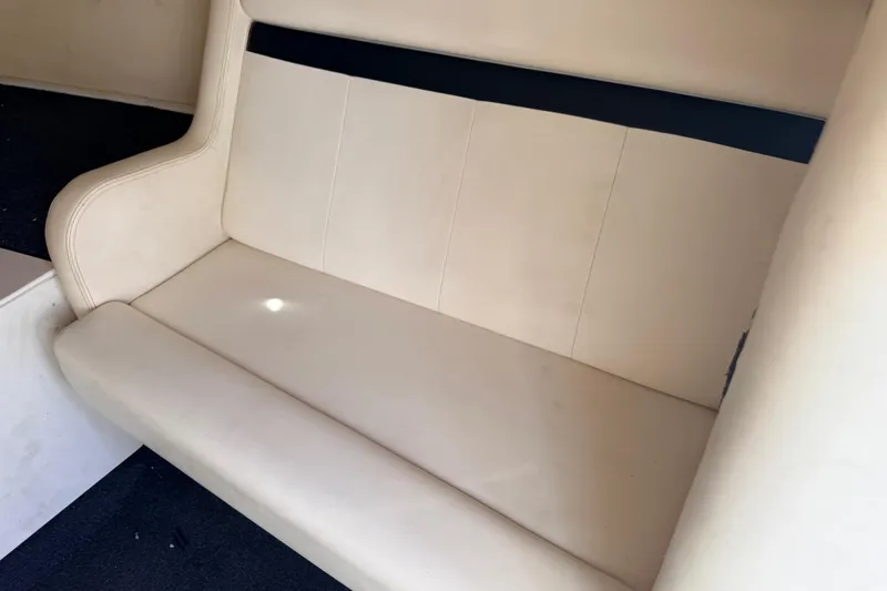 Slide: The Image of 2007 Donzi 27 ZR engine compartment with Mercury 525 EFI engine and Interstate batteries. - 32