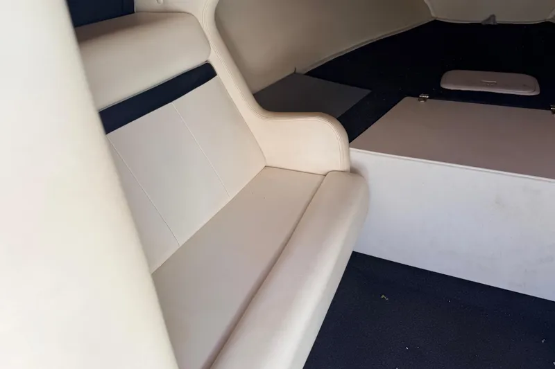 Slide: The Image of Engine compartment of a 2007 Donzi 27 ZR boat with Mercury 525 EFI engine. - 33