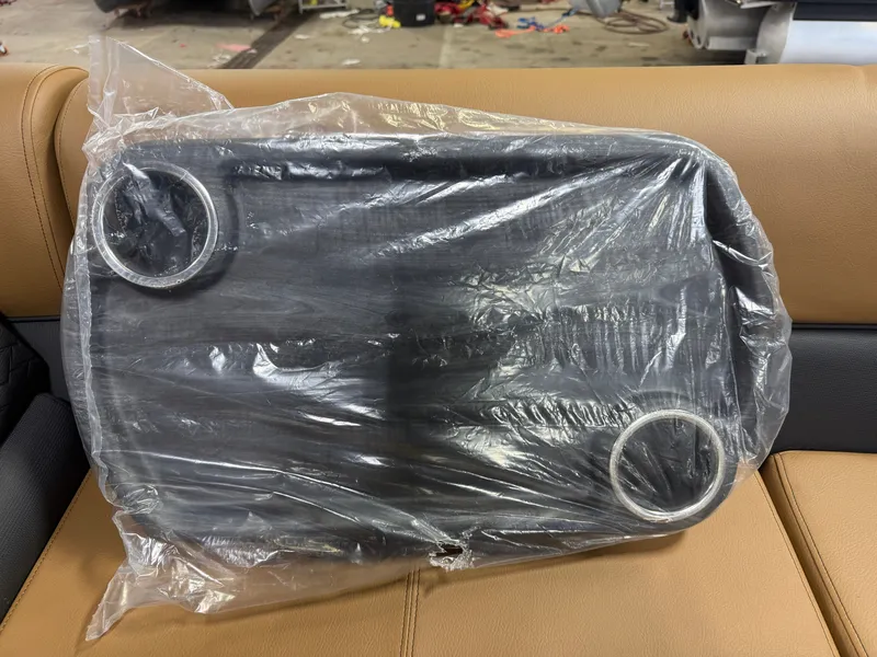 Slide: The Image of Bentley Pontoons Elite 350HP Admiral 253 Quad Lounge Tritoon 2026 - 28