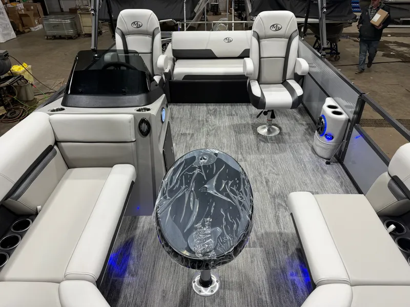 Slide: The Image of Montego Bay 8522 Swingback Premium Deluxe Pontoon & Honda 4-Stroke EFI 2026 - 6