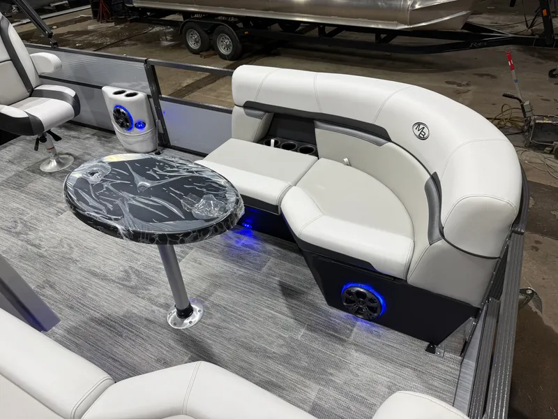 Slide: The Image of Montego Bay 8522 Swingback Premium Deluxe Pontoon & Honda 4-Stroke EFI 2026 - 8