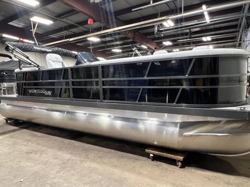 Slide: The Image of Montego Bay 8522 Quad Lounger BR Deluxe Pontoon & Honda 4-Stroke EFI 2026 - 29